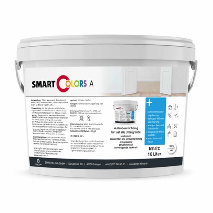 Produktbild: Fassadenfarbe SMART-COLORS AB: schimmelfrei algenfrei