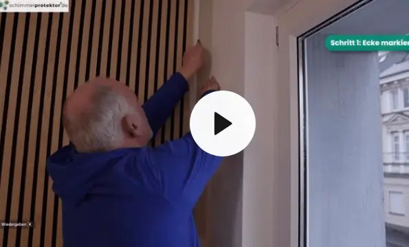 Thumbnail von einem Video zum Thema Schimmel in der Ecke und Dämmkeil-Set